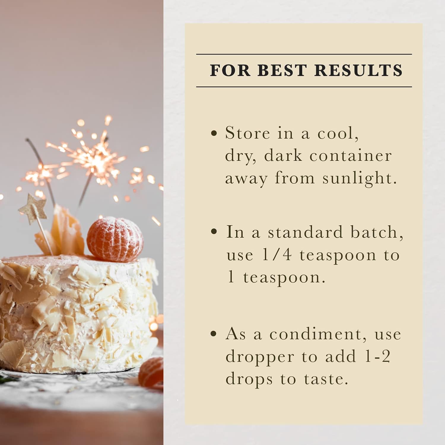 Cook's Pure Orange Extract From Florida Oranges | For Ice Cream, Cakes, Breads, Cookies and Drinks, 16 oz