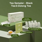 iTeaworld Loose Leaf Tea Sampler Chinese Tea Samplers, 8 Flavors Oolong Tea and Black Tea With Mediumly Caffeinated, High Mountain Tea, Sugar Free for Health Come with 20 Tea Bags, 2.1oz