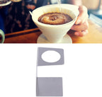 Pour over Coffee Dripper Stand, Filter Cup Holder, Samll Size Light Durable Stainless Steel Reusable Pour over Coffee Dripper Stand for Cone Filters(Steel Color)