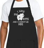 Personalized Chef Apron for Men, Custom Embroidered Design, Professional Kitchen Cooking BBQ Grilling for Dad, Decorated in USA