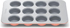 Caraway Non-Stick Ceramic 12-Cup Muffin Pan - Naturally Slick Ceramic Coating - Non-Toxic, PTFE & PFOA Free - Perfect for Cupcakes, Muffins, and More - Perracotta