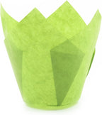 Green Mini Tulip Baking Cups, 250pcs