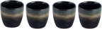 Ceramic Tea Cup, Kung Fu Tea set, Coffee Cup, Yerba Mate Set 4-piece companion cup set (Gradient color)