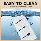 Silverware Organizer Countertop,Acrylic Small Silverware Caddy for Countertop,Knife Fork and Spoon Organizer for Kitchen Storage,Cabinet and Dining Room(White)