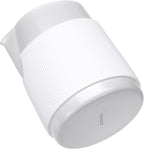 Normcore Handleless Milk Pitcher with Sharp Spout, 18/8 Stainless Steel Milk Frothing Jug, Coffee Latte Frothing Pitcher, Non-stick coating White, 20.3 oz (600 ml)