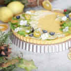 CHEFMADE Tart Pan Set, 7" and 9" Round Pie Pan with Removable Loose Bottom, Non-Stick Carbon Steel Quiche Pan for Oven Baking