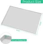 TRZZ Silicone Waterproof Under Sink Mat 34" x 22", Drip Tray and Cabinet Liner for Kitchen and Bathroom, Prevents Water Damage and Organizes Cabinets (Light Grey)