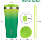 BJPKPK 22oz Tumbler With lid And Straw Stainless Steel Travel Coffee Mug Insulated Tumblers Cups,Bamboo Grove