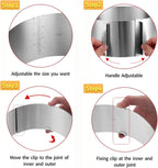 DATANYA Cake Rings Mousse Mold Adjustable 6 to12 Inch Stainless Steel Round Cake Molds for Baking Pastry, Cake Baking Supplies