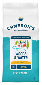 Cameron's Coffee Roasted Ground Coffee Bag, Woods & Water, 12 Ounce, Pack of 6 - NEW
