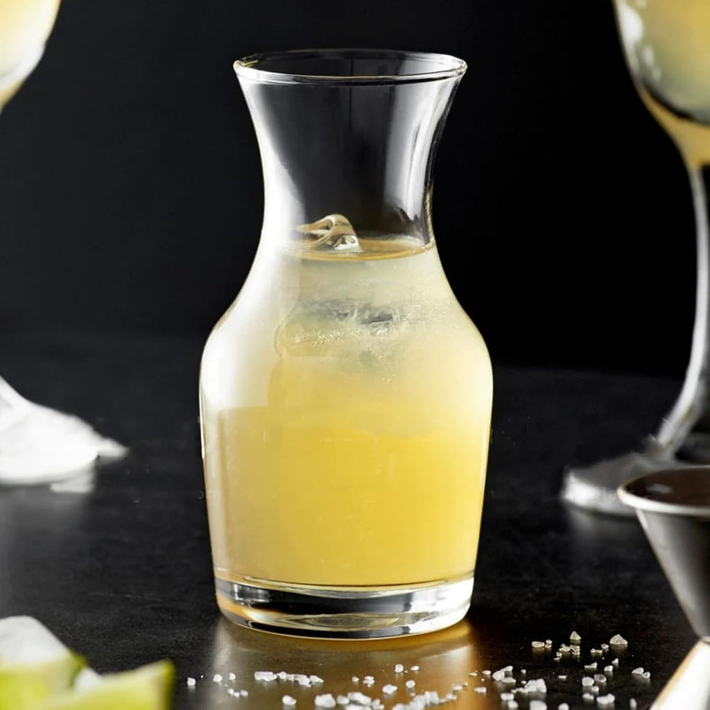 Set of 12 Wine Carafe Glass, 6 Oz Single Serving Mini Decanters for Individual Pours, Small Individual Carafes for Wine, Tasting, Champagne, Juice, Bars, Restaurants