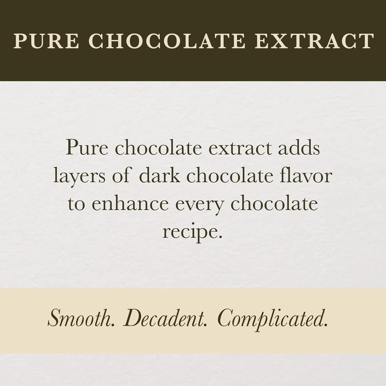 Cook's Pure Chocolate Extract 8 oz