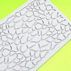 TUKE Hollow Out Irregular Pattern Lace Cake Border Cake Decorating Tool Fondant Mould Mat DIY Silicone Sugar Craft Cake Lace Mold (I_ Irregular)