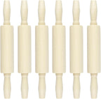 6 Pack Wood Small Rolling Pin for Kids, 7.9 Inch Kids Rolling Pin for Home Kitchen