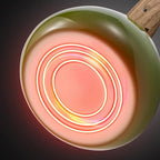 MARSKITOP Whistling Tea Kettle for Stove Top, 2.6 Quart Teapot for Stovetop, Stainless Steel Tea Pot for Stove with Wood Pattern Handle, Light Green