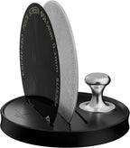 MHW-3BOMBER 58mm Espresso Puck Screen - 0.2mm Ultra Thin Espresso Puck - Metal Reusable Coffee Filter for Portafilter Basket 58mm - Puck Screen with Stand 3 Pack FG7052-OS