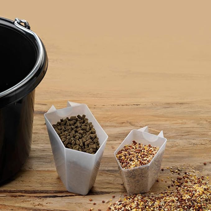 Plastic Measuring Scoop, (25 cc | 5 tsp | 1.67 Tablespoon | 25 mL) Long Handle Spoons for Powders, Granules, Coffee, Pet Food, Baking Supplies, Protein and Other Dry Goods, BPA Free (Set of 1)