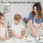 Regular Hexagon Cookie Cutter Set Large Stainless Steel Honeycomb Geometric Frame Plaque Cookie Cutters Shapes Molds 1 Inch Depth