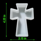 【300+ Design Optional】 Fuehbur Cross Pendant Freshie Mold, Silicone Epoxy Resin Molds for Car Freshies, Aroma Beads, Soap Candle Pendant Mould-Oven Safe