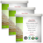Miss Jones Baking Organic Buttercream Frosting, Perfect for Icing and Decorating, Vegan-Friendly: Cream Cheese, 11.29 Ounce (Pack of 3)