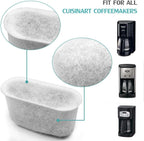 KEEPOW Reusable Coffee Filter Replacement 14 cup Compatible with Cuisinart DCC-3200 DCC-1200 Coffee Maker, Gold Tone Coffee Filter Basket 10 12 14 Cup, 1+12