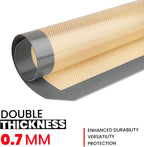 Silicone Baking Mats Half Sheet Non Stick for Oven Reusable 4 Pack - Thick Heavy Duty Silicone Baking Mat Cookie Sheet 1/2 Size for Macaron & Pastry - Half Size Rectangular Cooking Oven Liner Pad