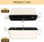 9x5 Enameled Cast Iron Loaf Pan with Lid - 2 in 1 Bread Pan for Baking Homemade Sourdough