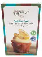 Heartland Gourmet: Gluten Free Lemon Cupcake Mix - Rich and Decadent - Certified Gluten Free Ingredients - All Purpose - Safe for Celiac Diet