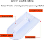 2 PCS Fondant Smoothing,Cake Decoration Icing Smoother, Paddle Fondant Polisher Finisher Sugarcraft Cups,fondant paddle,White,14.5 x 8 cm/5.7" x 3.1"