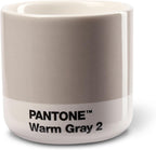 Copenhagen Design Pantone Macchiato Cup - Coffee, Latte, Macchiato Mug - 3.34oz/100ml, Warm Grey 2
