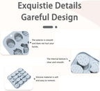 Easter Silicone Candy Molds, 16 Cavity Mini Bunny Egg Butterfly Chick Chocolate Molds Design, Baking Molds for Making Jellies, Soft Candy, Ice Cubes, Wax Melts, Soaps, Resin etc Cake Decor Set of 2