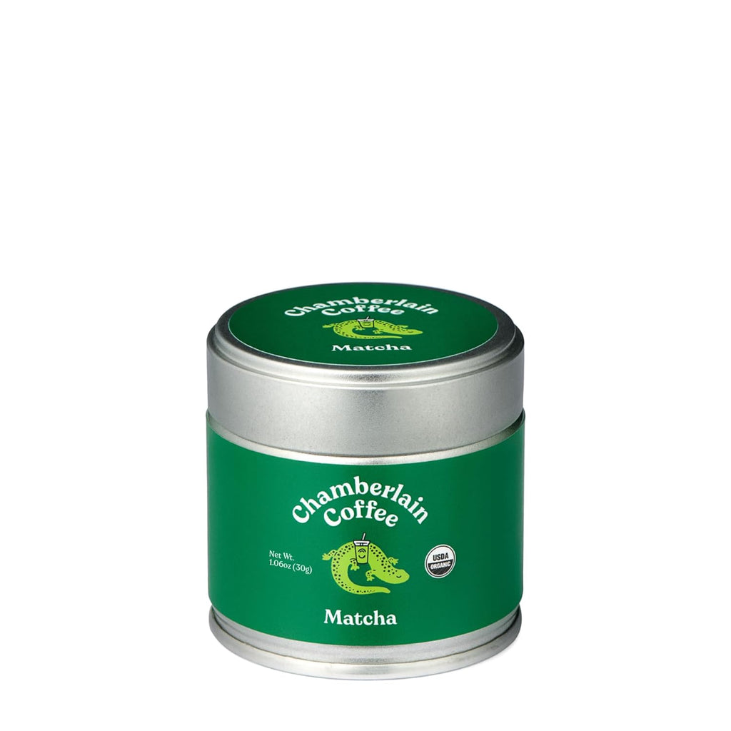 Chamberlain Coffee Ceremonial Matcha Green Tea Powder - Japanese Green Tea + Original Grade Matcha - Hot or Iced - Organic, Vegan & Gluten-Free Matcha Powder, 1.06 oz