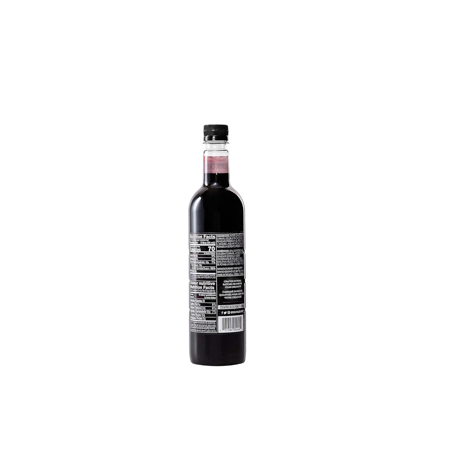 DaVinci Gourmet Classic Black Cherry Syrup, 25.4 Fluid Ounces (Pack of 4)