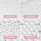 Sweets Indeed Sprinkles, White Sugar Pearl 4 Pack, 8.46 ounces, Edible Sprinkle Mix, Perfect for Cake Decorations, Baking, Ice Cream, Cookies, Cupcake Topper