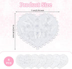 6 Pcs Polymer Clay Molds, Polymer Clay Cutters Molds for Crafts Air Dry Earrings Tools, Jewelry Mini Silicone Resin Flower Molds, Epoxy Polymer Clay Earring Cutters Shapes Making Kit Extruder