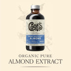 Cook's, Organic Pure Almond Extract, for Cookies, Cakes, Pastries, Allergen Free, 128 Ounces (1 Gallon)