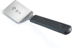 Mercer Culinary Millennia Mini Turner/Spatula, 2.5 Inch x 2.5 Inch Blade, Black Handle
