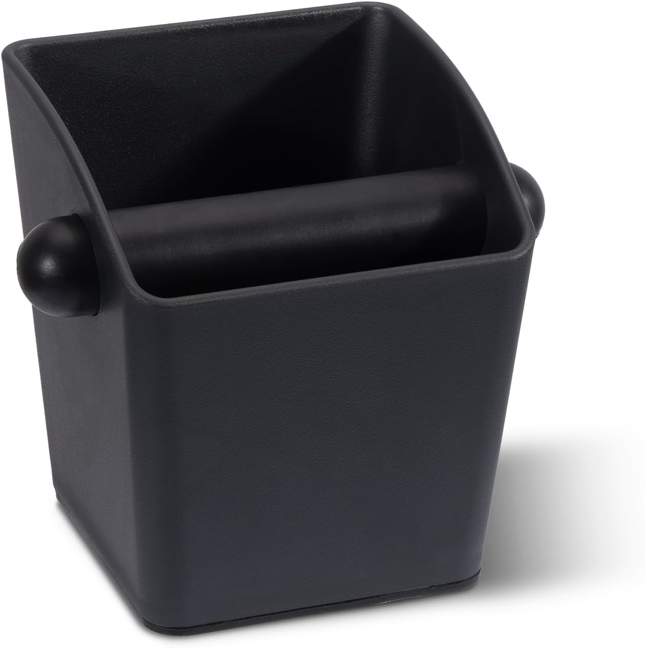 Espresso Knock Box - Shock-Absorbent Durable ABS Coffee Grounds Knock Box with Removable Detachable Knock Bar and Non-Slip Base for Father's Day Gift