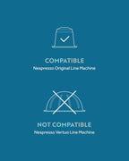 ROSSO CAFFÈ Espresso Coffee Pods for Nespresso Original Machines - 80 Capsules Ice Pack, 2 Rich and Smooth Flavors, Perfect for Iced Summer Coffee - Made in Italy