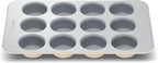 Caraway Non-Stick Ceramic 12-Cup Muffin Pan - Naturally Slick Ceramic Coating - Non-Toxic, PTFE & PFOA Free - Perfect for Cupcakes, Muffins, and More - Cream