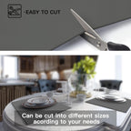 2MM Thick Silicone Countertop Mat, 23.6"x 23.6" Silicone Mats for Kitchen Counter, Nonslip Heat Resistant Mat, Large Kitchen Counter Mats, Waterproof Countertop Protector Light Gray