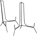 2-Pack Upgraded Anti-Slip Plate Stands for Display, 12 Inch Decorative Iron Plate Holders, Easel, Frame, Book, Card, Plaque, Picture Display Stands