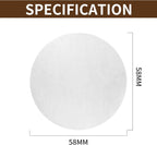 1000 Pcs Coffee Paper Filter for Espresso Coffee Maker, 58 mm Unbleached Espresso Filter Puck Screen Portafilter Paper Compatible with Breville Barista, Mr. Coffee and Other Espresso Machine