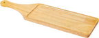 Premium Rubberwood Charcuterie Board with Handle – Durable Wooden Serving Platter for Cheese, Meat, and Appetizers – Perfect for Entertaining, Parties, and Gifts