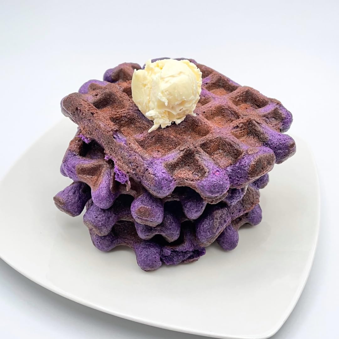 Ninong's Dessert Lab Ube Pancake Mix, Ube Flavored Buttermilk Pancake Mix with Real Ube, Makes Ube Cakes, Waffles, Crepes and more, Just Add Water (2 Pounds)