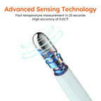 Thermometer for Adults and Kids, Medical-Grade Accurate Fast Reading Oral and Underarm Temperatures, Rechargeable Digital Thermometers with LED Display