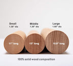 GOBAM Wood Rolling Pin, Extra Large - Dough Roller for Pasta, Cookies, Pie, Pizza, Chapati, Fondant, Rolling Pins for Baking, Bread Making Tools and Supplies - 15.8 x 1.6 Inches