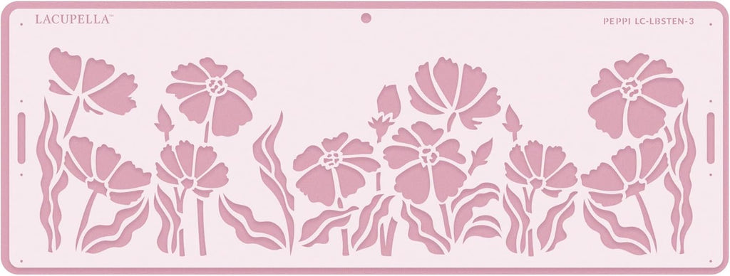 Long Border Cake Stencil, 4" x 12.75" (Peppi)