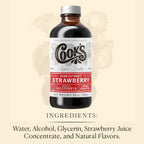 Cook's, Strawberry Extract for Baking, Preserves, Syrup, Cookies, Cakes, 16 oz