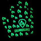 Glow in The Dark BBQ Gloves 932°F Extreme Heat & Cut Resistant Oven Mitts with Fingers – Cooking, Grilling, Baking – Accessory for Smoker, Cast Iron, Fire Pit, Camping, Fireplace